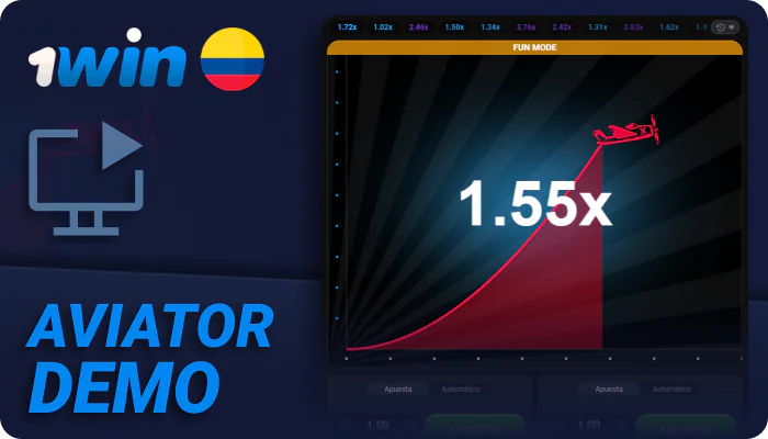 Juego de demostración 1win Aviator