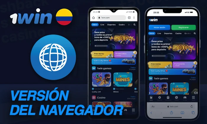Versión navegador de 1win para dispositivos móviles