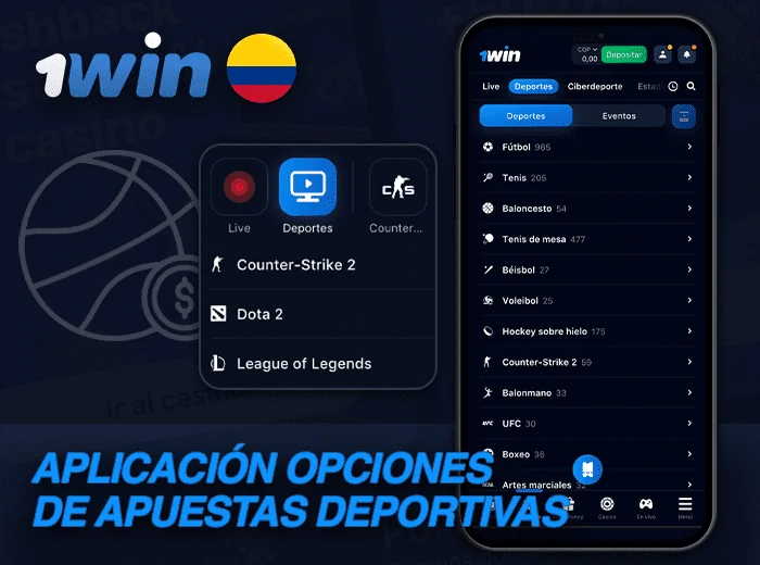 Opciones de apuestas deportivas en la aplicación móvil 1win: apuestas pre-partido, apuestas en vivo, apuestas deportivas virtuales